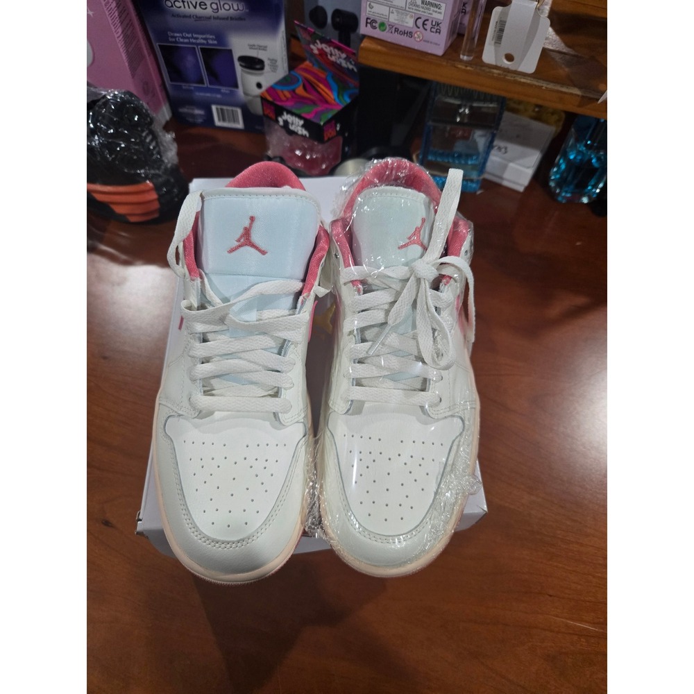 Nike Wmns Air Jordan 1 Low Sail Pink Salt Guava Ice DC0774-109 Size 8